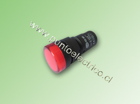 MULTILED COLOR ROJO 16mm 24V AC/DC. PE170036