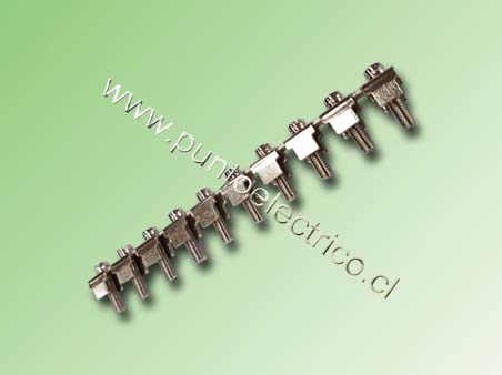PUENTE BORNE 2.5mm2  10 VIAS. COD PE200065