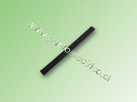 MALLA  EXPANDIBLE COLOR NEGRO 12mm  ANCHO APLASTADO. COD. PE120220