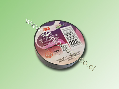 CINTA  AISLADORA  COLOR NEGRO 3M 1500 18mm x 20m X 0.13MM  PE110427