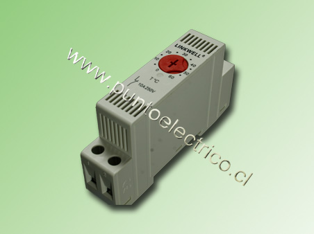 TERMOSTATO CALEFACTOR KNC-011 REG. 0 A 60°C 1NC 1PASO ROJO PE190006