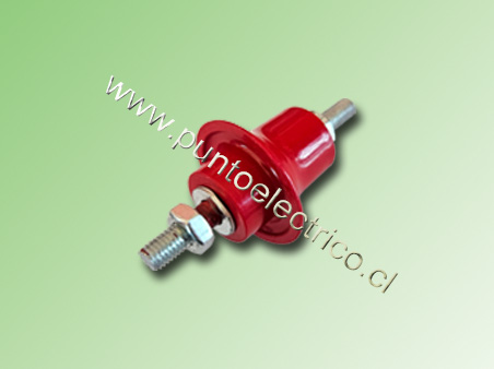 AISLADOR CON HILO 25/42mm CON DOBLE HILO M8   PE100255