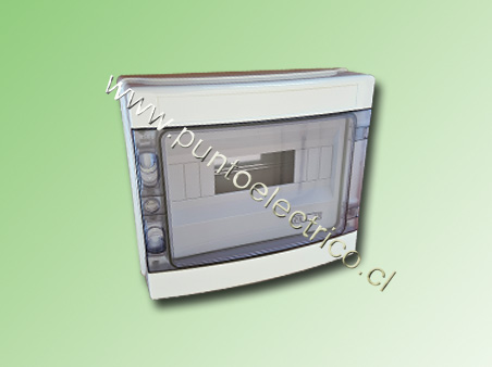 CAJA DISTRIBUCION SOBREPUESTA 12 MODULOS CON TAPA IP65 COD: PE240414