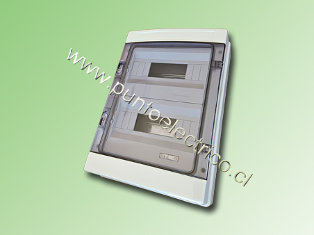 CAJA DISTRIBUCION SOBREPUESTA 24 MODULOS CON TAPA IP65 COD: PE240418