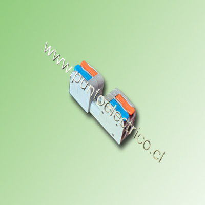 CONECTOR UNION 2 POLOS AZUL / CAFE