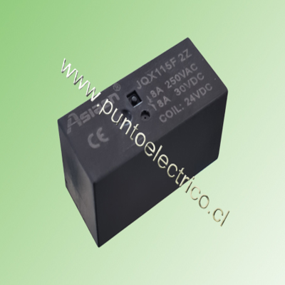 MINI RELE DE 2 CONTACTOS CONMUTABLES - BOBINA 24 VDC ( 2mm)   PE140104