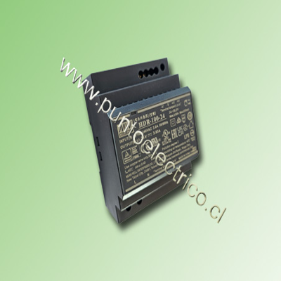 FUENTE DE PODER A RIEL DIN, ENTRADA 100/240VAC SALIDA 24VDC 3,83Amp.-PE140218