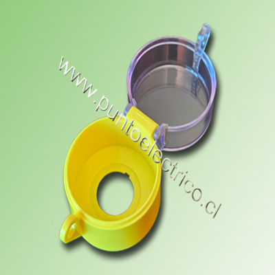 PROTECCION ACRILICA PARADA DE EMERGENCIA 44.5 Ø X 32MM
