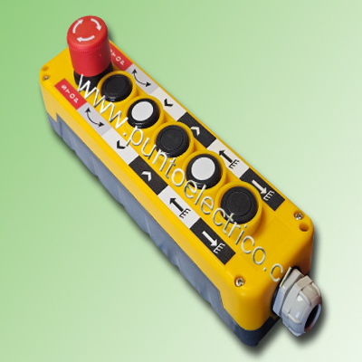 BOTONERA COLGANTE 6 POSICIONES.  PE170313