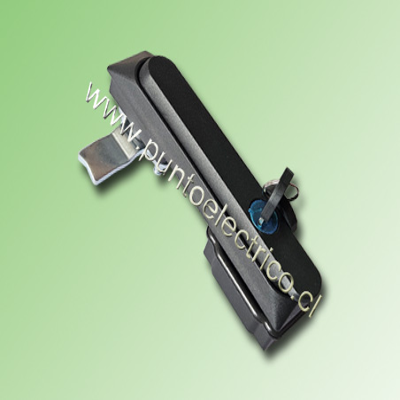 ESPAÑOLETA EMBUTIDA NEGRA 33x162mm  PE210247