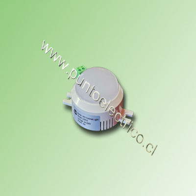 EQUIPO LED GABINETE REDONDO 5W/220 VAC SIN INTERRUPTOR