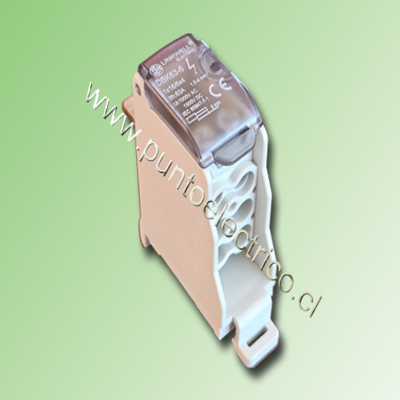 CONECTOR P/ AUTOMATICO 63 A. 1 ENTRADA 6 SALIDAS 4MM