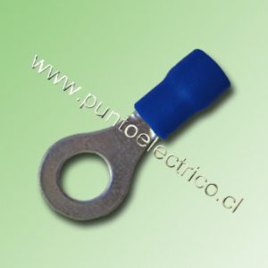 TERMINAL ANILLO 16/14 AWG COLOR AZUL PERF. 5.3mm