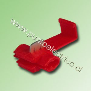 CONECTOR DERIVACION 22/18 AWG COLOR ROJO