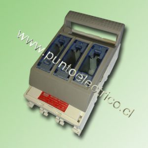 BASE SECCIONABLE NH-00 3 POLOS 160AMP.