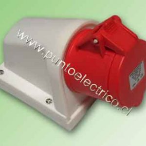 ENCHUFE HEMBRA SOBREPUESTA 3P+T 32Amp. 380VAC. IP44