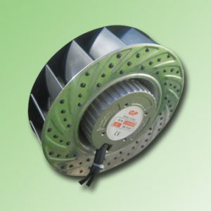 VENTILADOR CENTRIFUGO 48VDC 71W / 600m3/H / 190mm Ø / 3300RPM