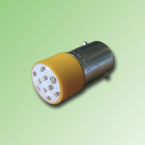 LED BA9S COLOR AMARILLO 110V AC/DC